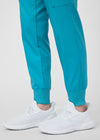 Teal - Landau ProFlex Women's 6 Pocket Cargo Jogger Scrub Pant for Nursing