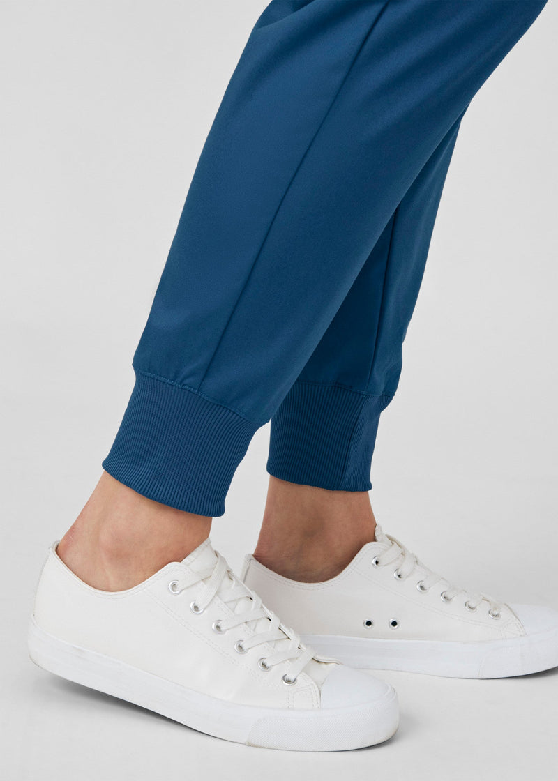 Caribbean - Landau ProFlex Women's 6 Pocket Cargo Jogger Scrub Pant for Nursing