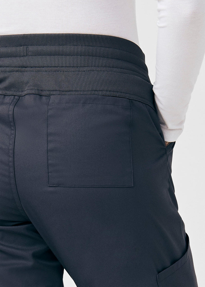 Graphite - Landau ProFlex Women's 6 Pocket Cargo Jogger Scrub Pant for Nursing