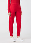 True Red - Landau ProFlex Women's 6 Pocket Cargo Jogger Scrub Pant for Nursing