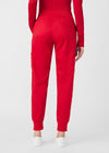 True Red - Landau ProFlex Women's 6 Pocket Cargo Jogger Scrub Pant for Nursing