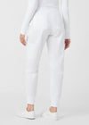 White - Landau ProFlex Women's 6 Pocket Cargo Jogger Scrub Pant for Nursing