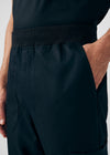 Black - Landau ProFlex Men's 7 Pocket Cargo Jogger Scrub Pant for Nursing