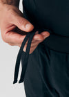 Black - Landau ProFlex Men's 7 Pocket Cargo Jogger Scrub Pant for Nursing