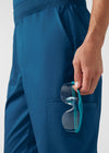 Caribbean - Landau ProFlex Men's 7 Pocket Cargo Jogger Scrub Pant for Nursing