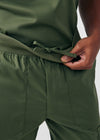 Olive Moss - Landau ProFlex Men's 7 Pocket Cargo Jogger Scrub Pant for Nursing
