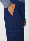 True Navy - Landau ProFlex Men's 7 Pocket Cargo Jogger Scrub Pant for Nursing