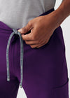 Eggplant - Landau Forward Men's 8 Pocket Cargo Scrub Pant for Nursing