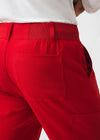 Red - Landau Forward Men's 8 Pocket Cargo Scrub Pant for Nursing