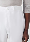 White - Landau Forward Men's 8 Pocket Cargo Scrub Pant for Nursing