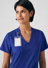 Galaxy - Landau Forward Women's 3 Pocket V-Neck Rib-Knit Scrub Top for Nursing