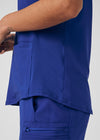 Galaxy - Landau Forward Women's 3 Pocket V-Neck Rib-Knit Scrub Top for Nursing