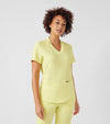 Illuminate - Landau Forward Women's 3 Pocket V-Neck Rib-Knit Scrub Top for Nursing