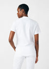 White - Landau Forward Women's 3 Pocket V-Neck Rib-Knit Scrub Top for Nursing