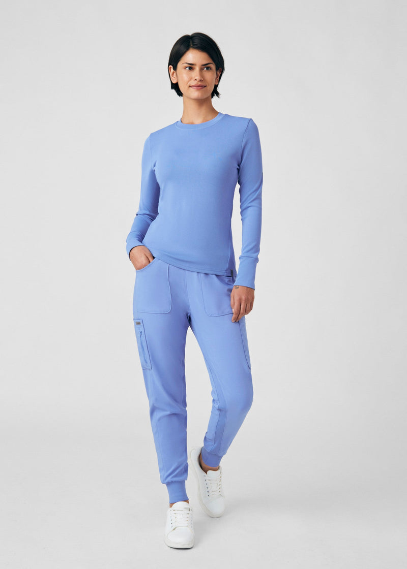 Ceil - Landau Forward Women's 1 Pocket Long Sleeve Crew Neck Underscrub Tee for Nursing