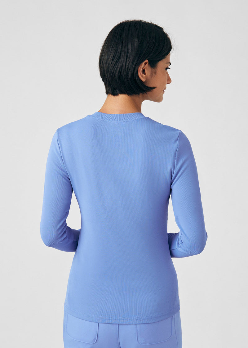 Ceil - Landau Forward Women's 1 Pocket Long Sleeve Crew Neck Underscrub Tee for Nursing