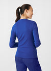 Galaxy - Landau Forward Women's 1 Pocket Long Sleeve Crew Neck Underscrub Tee for Nursing
