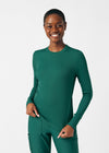 Hunter - Landau Forward Women's 1 Pocket Long Sleeve Crew Neck Underscrub Tee for Nursing