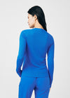 Royal - Landau Forward Women's 1 Pocket Long Sleeve Crew Neck Underscrub Tee for Nursing