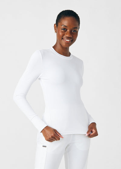 Forward Women's 1 Pocket Long Sleeve Crew Neck Underscrub Tee