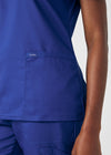 Galaxy - Landau ProFlex Women's 3 Pocket V-Neck Rib-Knit Scrub Top for Nursing