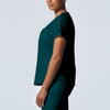 Caribbean - Landau ProFlex Women's 2 Pocket V-Neck Rib-Knit Scrub Top for Nursing