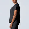 Graphite - Landau ProFlex Women's 2 Pocket V-Neck Rib-Knit Scrub Top for Nursing