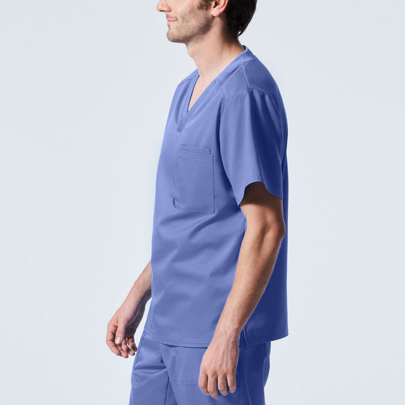 Ceil - Landau ProFlex Men's 2 Pocket V-Neck Scrub Top for Nursing