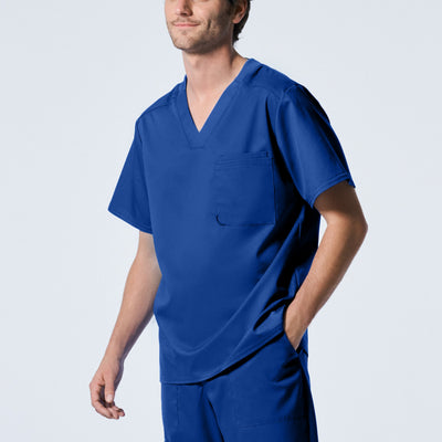 Men's 2 Pocket V-Neck Scrub Top