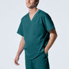Caribbean - Landau ProFlex Men's 2 Pocket V-Neck Scrub Top for Nursing