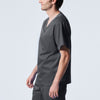Graphite - Landau ProFlex Men's 2 Pocket V-Neck Scrub Top for Nursing