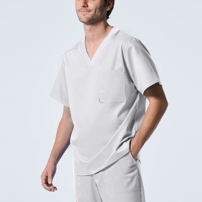Men's 2 Pocket V-Neck Scrub Top