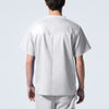 White - Landau ProFlex Men's 2 Pocket V-Neck Scrub Top for Nursing