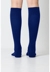 Navy - Knee High 15-20 mmHg Compression Socks (Back)