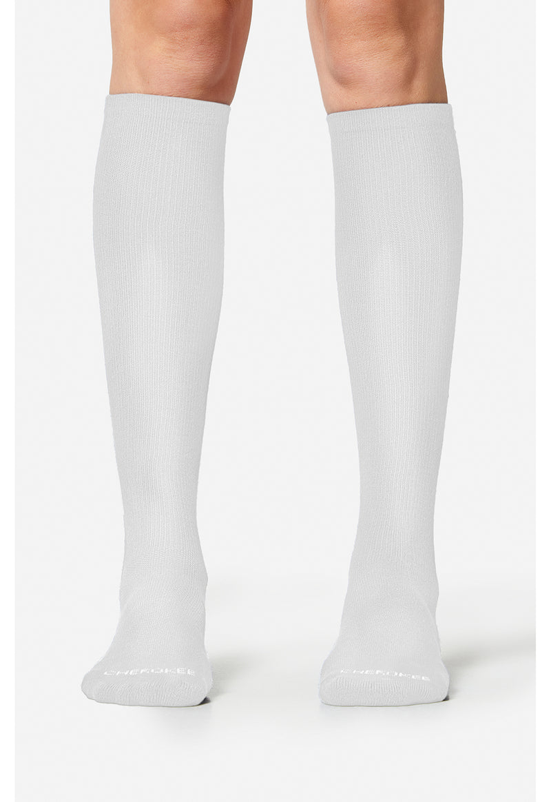 White - Knee High 15-20 mmHg Compression Socks