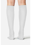 White - Knee High 15-20 mmHg Compression Socks (Back)