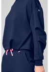 Navy - Bubble Pullover (View 3)