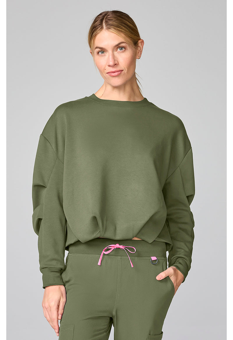 Olive - Bubble Pullover