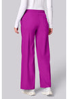Back to the Fuschia - Med Couture Insight Women Scrub Pants - Back View