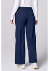 Navy - Med Couture Insight Women Scrub Pants - Back View