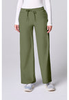 Olive - Med Couture Insight Women Scrub Pants - Front View