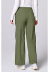 Olive - Med Couture Insight Women Scrub Pants - Back View