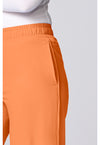 Papa Don't Peach - Women's Wide Leg Pintuck Scrub Pants (View 3)