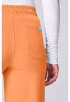 Papa Don't Peach - Women's Wide Leg Pintuck Scrub Pants (View 4)