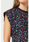 SPARKLING JEWELS - Printed Dolman Top (View 3)
