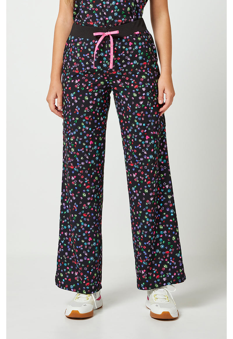 SPARKLING JEWELS - Wide Leg Pant – Regular