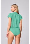 Mint Condition - Med Couture AMP Women Scrub Top - Back View