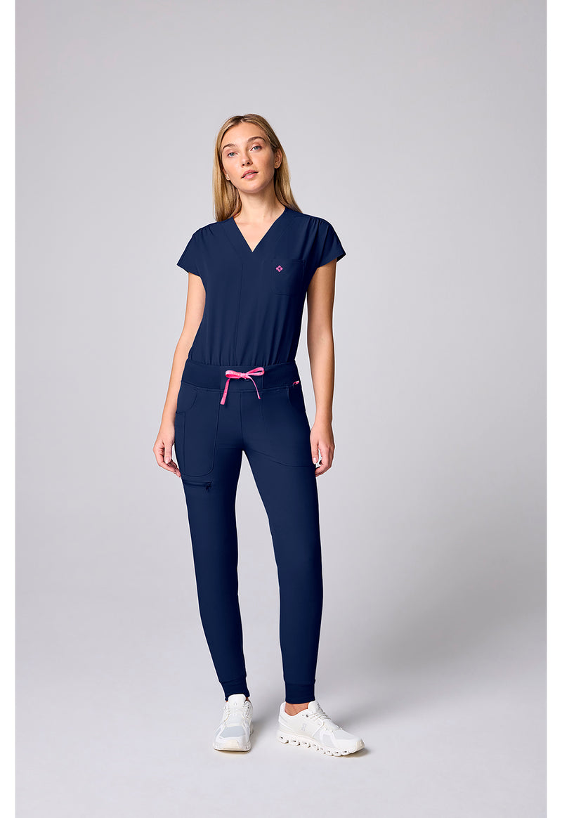 Navy - Women's One Pocket Bodysuit (View 2)