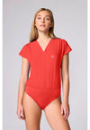 One In A Melon - Med Couture AMP Women Scrub Top - Front View