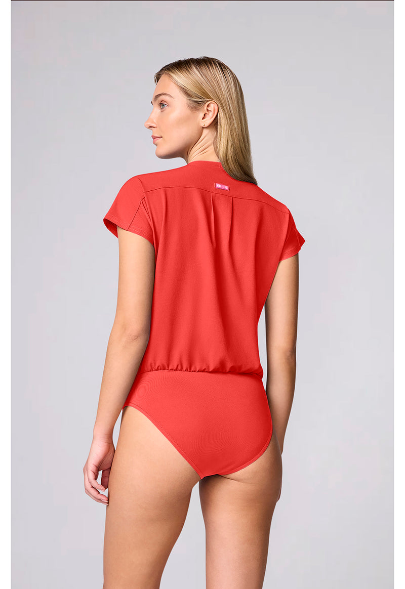 One In A Melon - Med Couture AMP Women Scrub Top - Back View